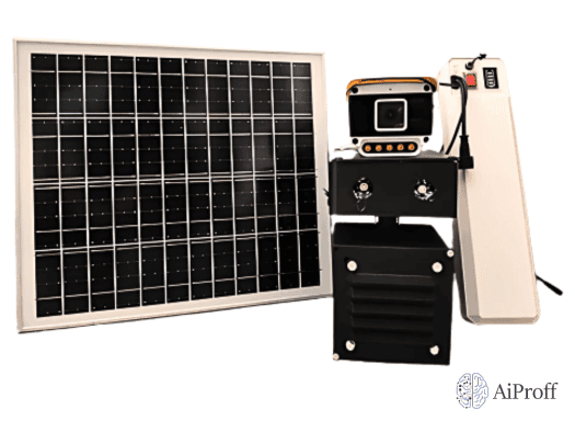 PashuTham edge AI device, solar-powered field deployment