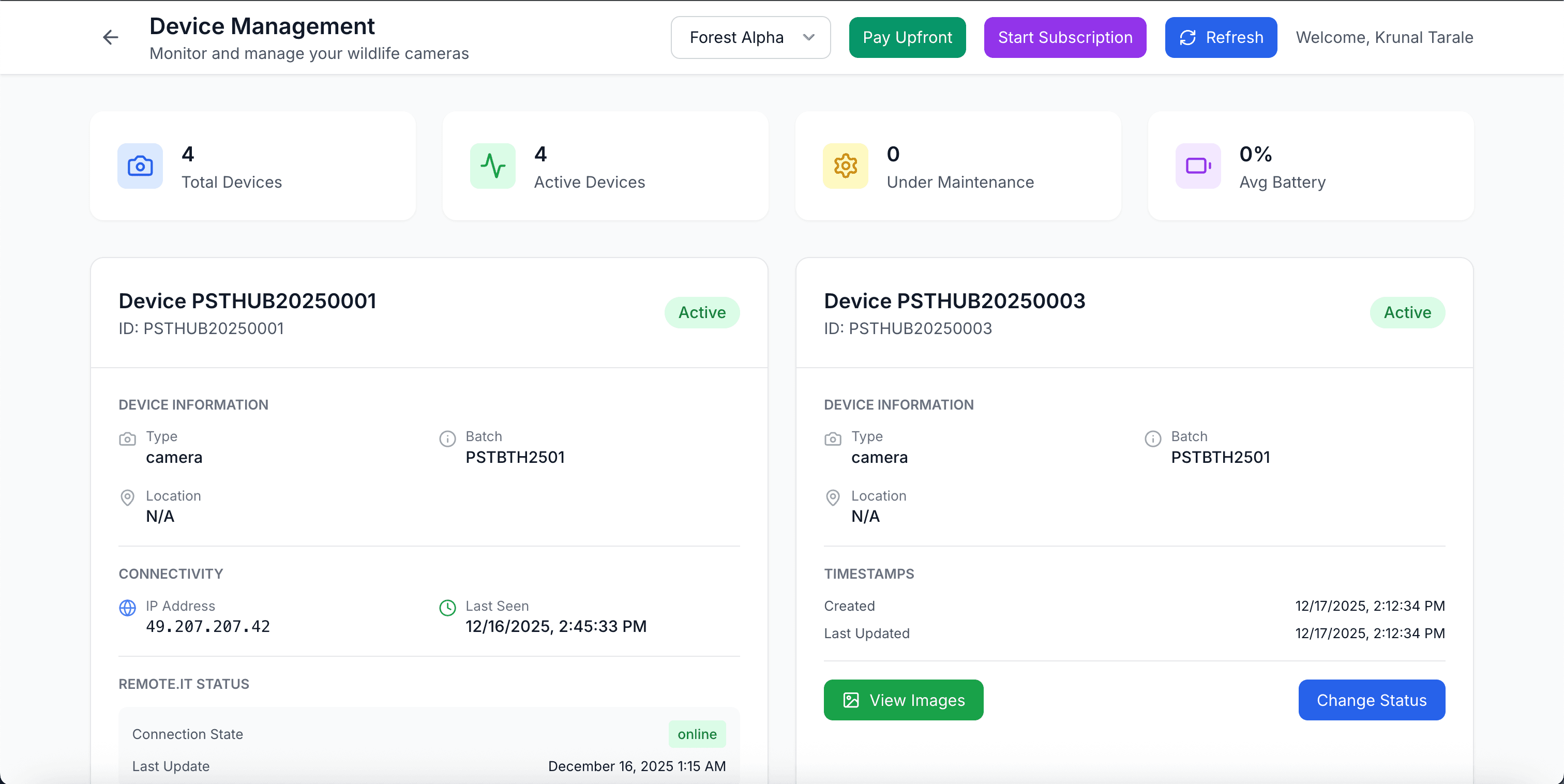 PashuTham Admin Dashboard - Species Analytics & Trends